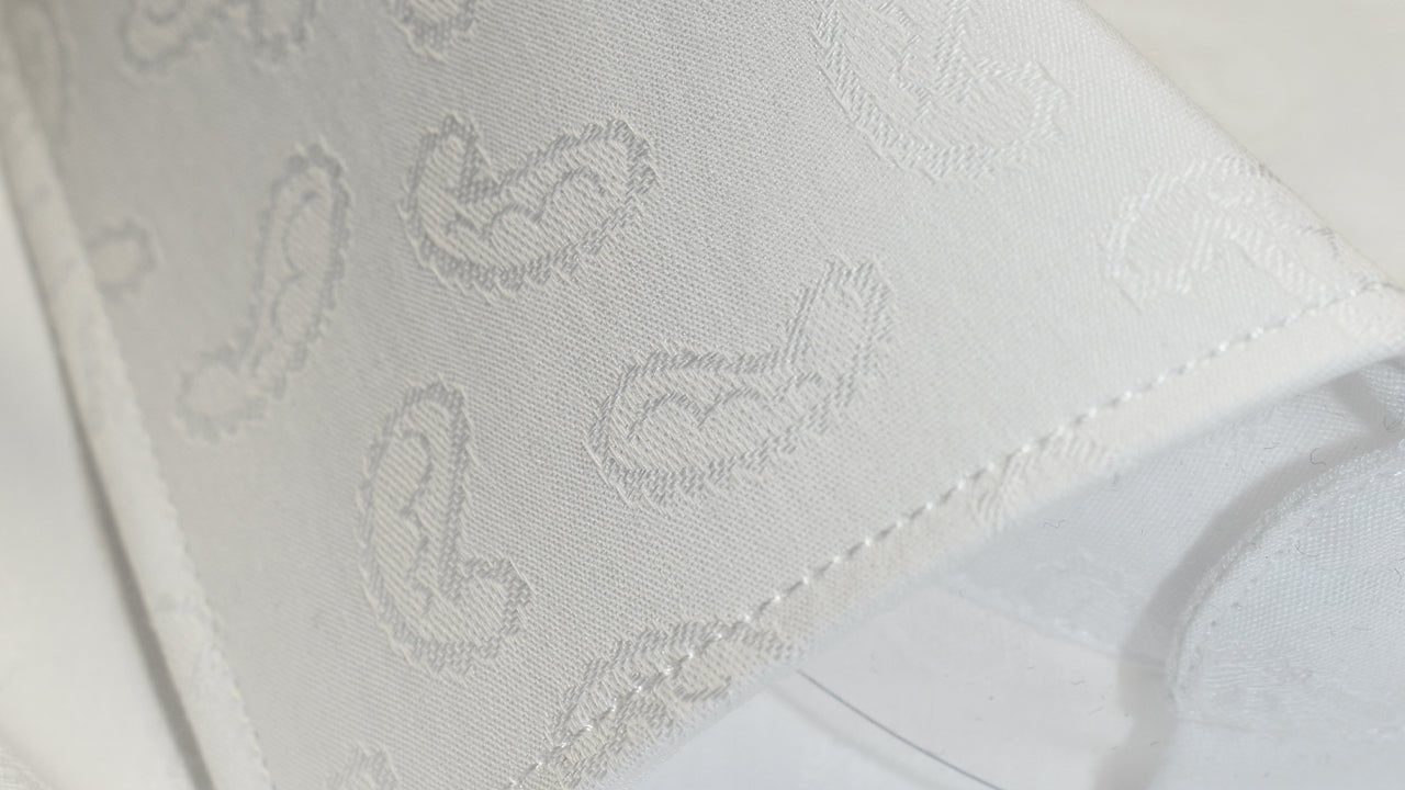 Camicia cotone jacquard paisley su misura - Valensia