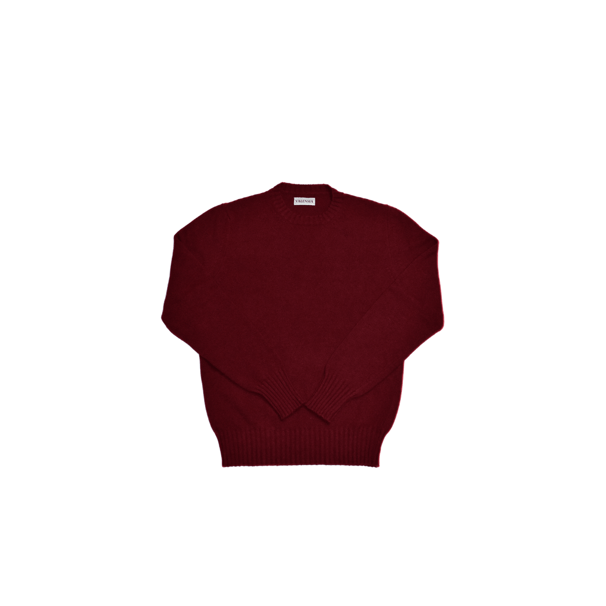 Maglione girocollo bordeaux sagoma davanti - Valensia Moda