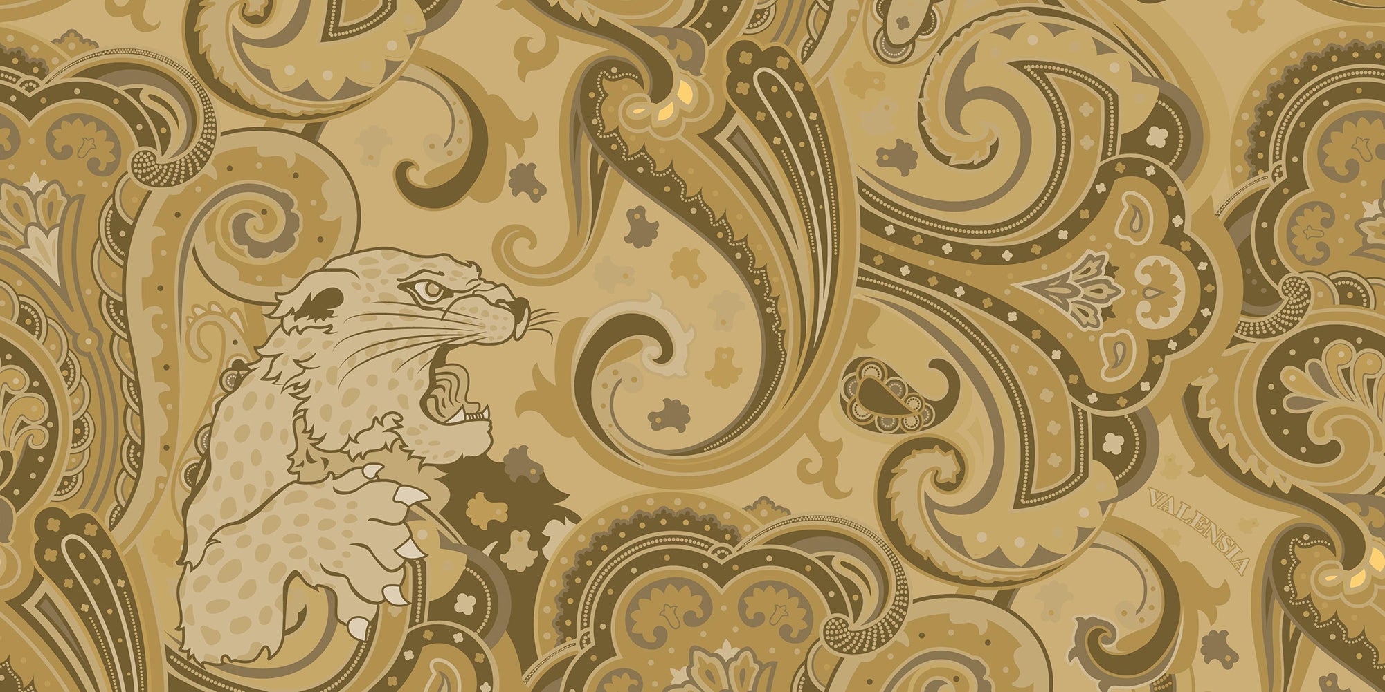 Fantasia esclusiva del brand oro