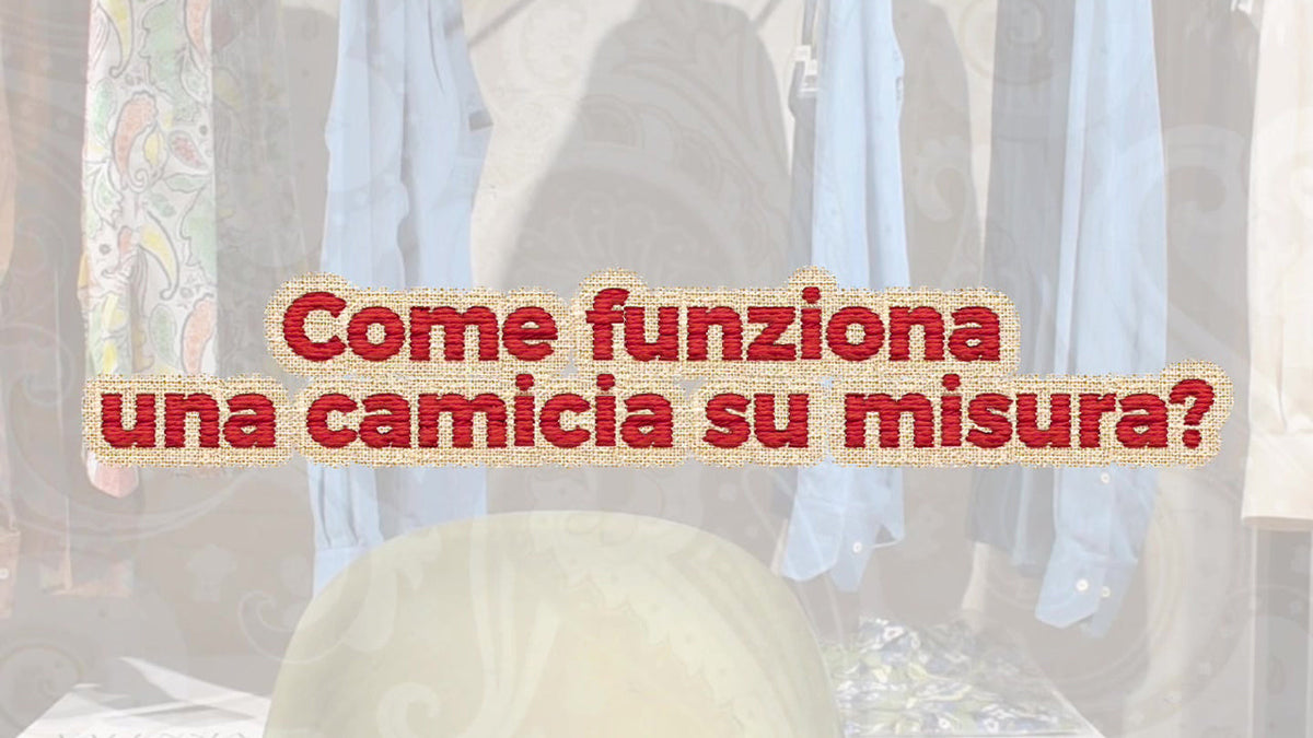 Come funziona una camicia su misura