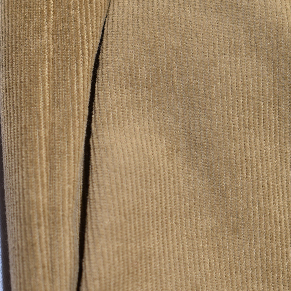 Pantalone beige in velluto a coste con pinces  dettaglio tasca- Valensia Moda