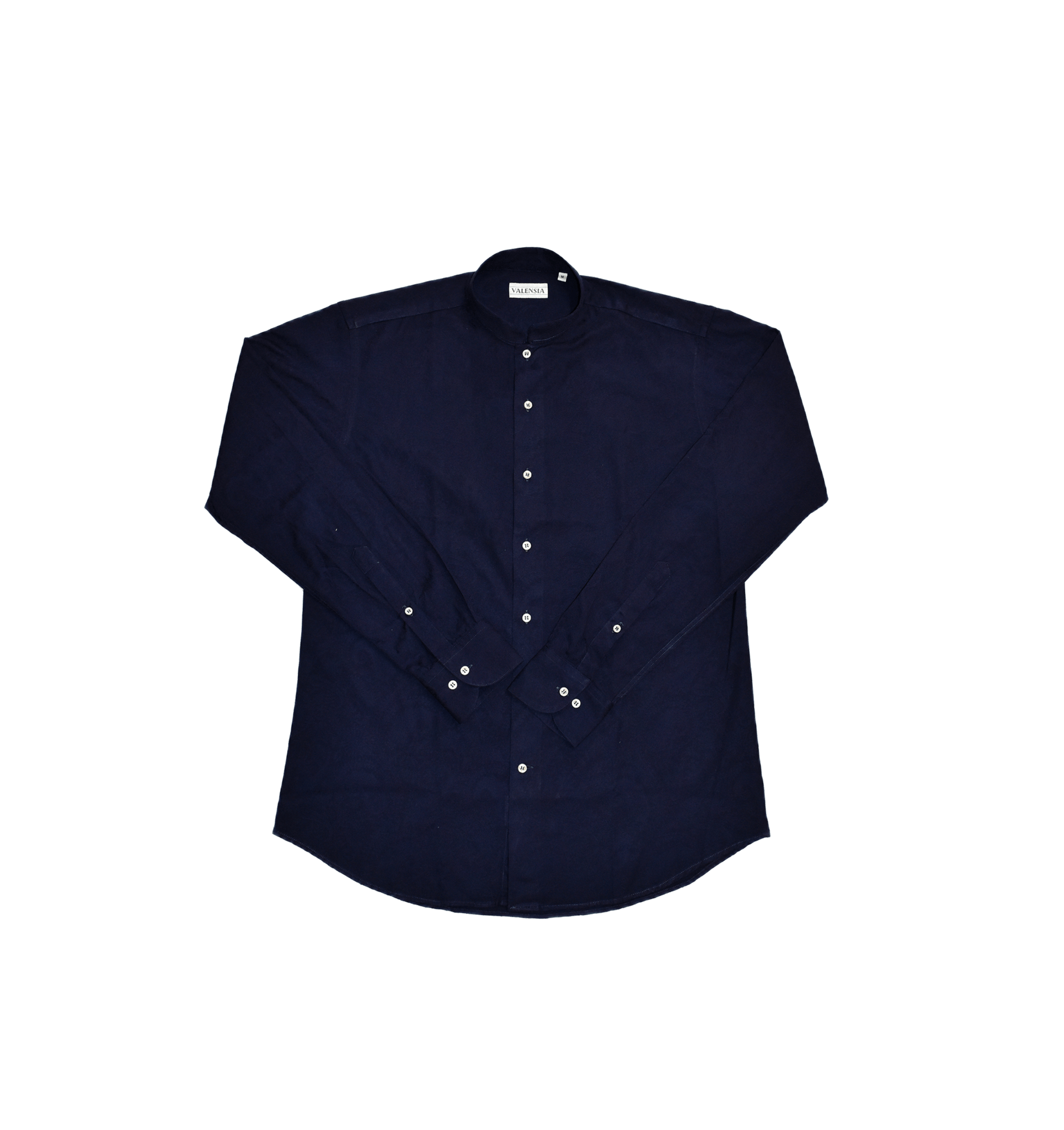 CAMICIA JACQUARD BLU REGULAR - FIT - VALENSIA MODA